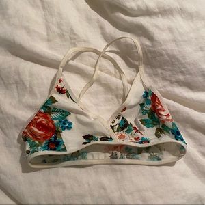 Floral Print Women's Bralette